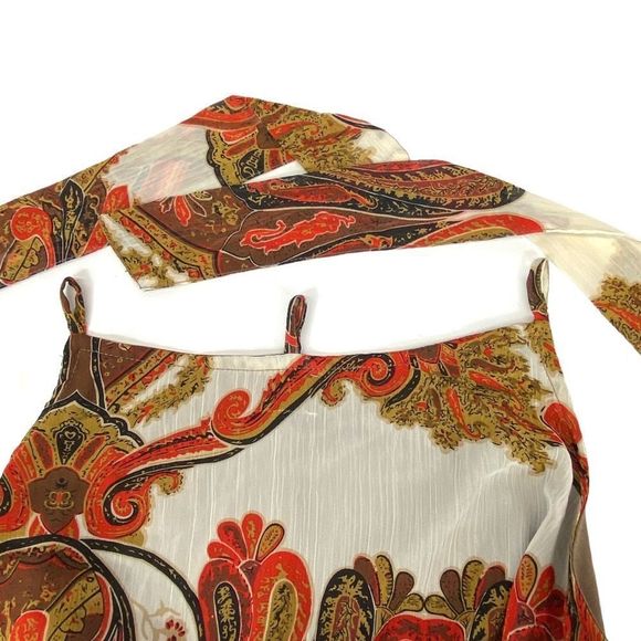 Adiva sleeveless top with beading and medallions M - Picture 10 of 16